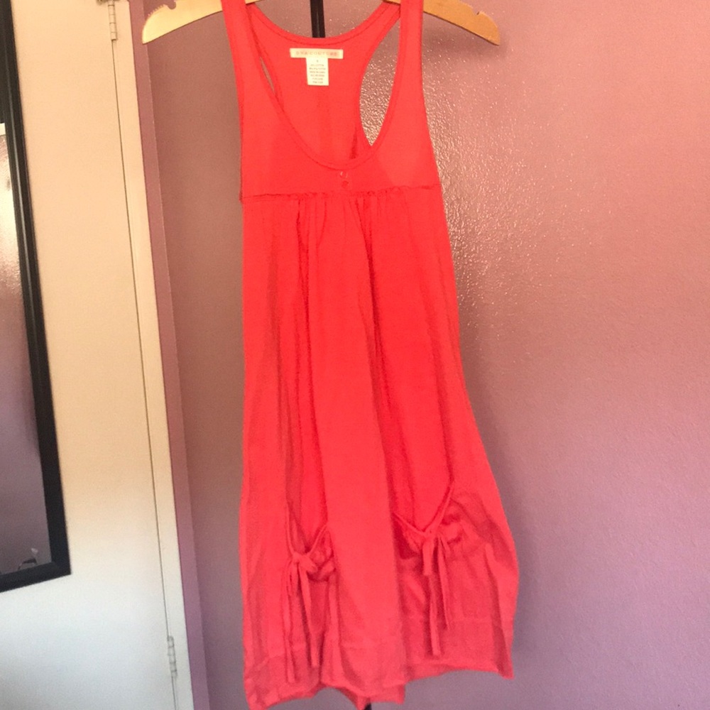 Coral dress